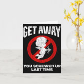 Anti Valentijnsdag Sarcastisch Cud Citaat Funny Ge Kaart (Gele Bloem)