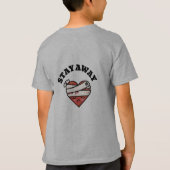 Anti Valentijnsdag | Sarcastisch Gebroken Hart T-shirt (Achterkant)
