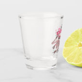 Anti-Valentijnsdag Skeletten Shot Glas (Links)