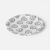 Anti-Valentijnsdag Snoep Hearts Papier Bord (Gekanteld)