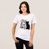 Anti-Valentijnsdag Tri-Blend Shirt (Voorkant volledig)