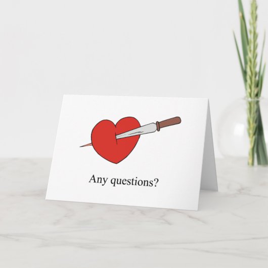 Anti-Valentijnse Kaart (Voorkant)