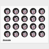 Anti-Valentijnstickers Ronde Sticker (Vel)