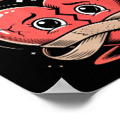 Anti Valentine Broken Heart Cute Bandaged Heart  Poster (Hoek)