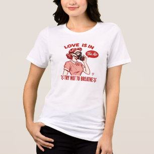 Anti Valentine Dark Humor Gift Tri-Blend Shirt