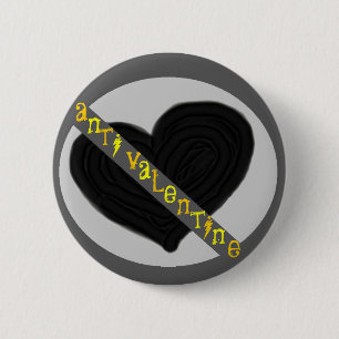 Anti-valentine Ronde Button 5,7 Cm