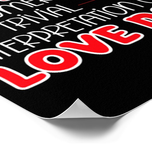 Anti Valentines Day Anti Love Valentine Hate Sing  Poster (Hoek)