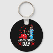 Anti Valentines Day Valentines Day Arrows Single  Sleutelhanger (Voorkant)
