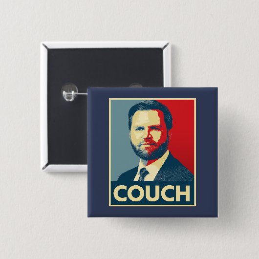 Anti Vance - COUCH Vierkante Button 5,1 Cm (Voorkant /achterkant)