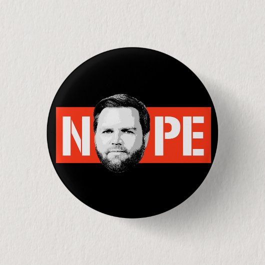 Anti Vance - NOPE Ronde Button 3,2 Cm (Voorkant)