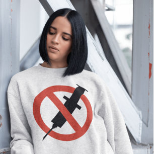 ANTI VAX ANTI-VACCIN T-SHIRTS SWEATSHIRTS
