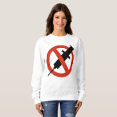 ANTI VAX ANTI-VACCIN T-SHIRTS SWEATSHIRTS (Voorkant volledig)