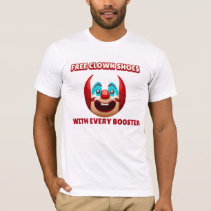 ANTI-VAX FREE CLOWN SCHOENEN MET ELKE BOOSTER T-SHIRT
