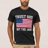 ANTI-VAX VACCIN TRUST GOD T-SHIRTS (Voorkant)