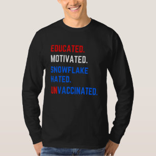Anti-Vax Vaccine Anti-Socialistische Vrijheid T-shirt