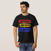 Anti-Vaxx, anti-Mandaat, antivacine, anti-vaxx T-shirt (Voorkant volledig)