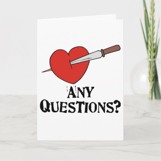 Anti-Vday Feestdagen Kaart (Voorkant)