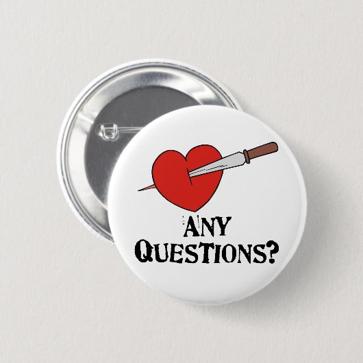 Anti-Vday Ronde Button 5,7 Cm (Voorkant /achterkant)
