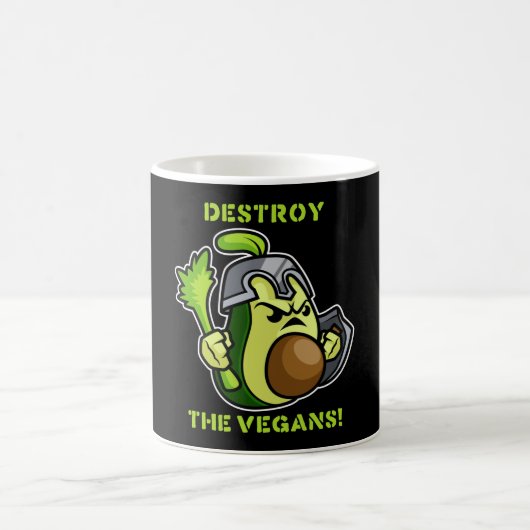 Anti Vegan Avocado Knight Koffiemok (Center)