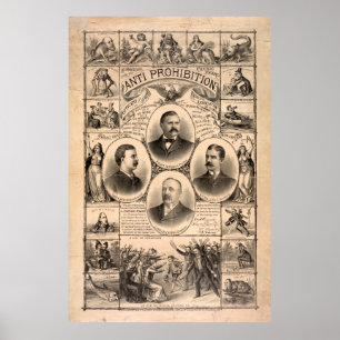Anti-verbod door Kurz & Allison (1888) Poster