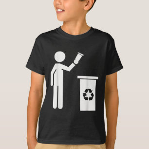 Anti-vervuiling Geen milieu Milieubescherming T-shirt