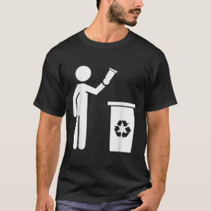 Anti-vervuiling Geen milieu Milieubescherming T-shirt