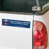 ANTI-VERVUILING KILLER WALVIS Bumpersticker (Op Truck)