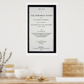 Anti-verwijderingsroute, door Cherokee Nation, als Poster (Keuken)