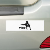 Anti-Vick Bumpersticker (Op auto)