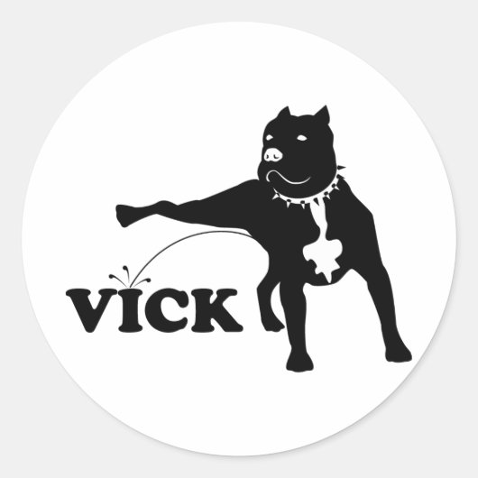 Anti-Vick Ronde Sticker (Voorkant)
