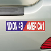  Anti-Vietnam-oorlog Nixon Bumpersticker 1969 (Op auto)