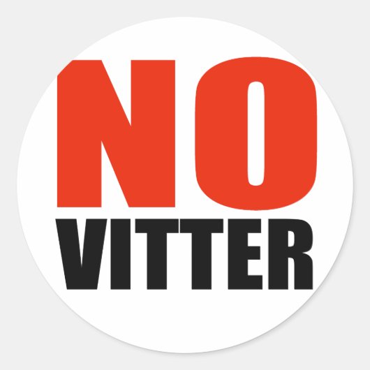 ANTI-VITTER RONDE STICKER (Voorkant)