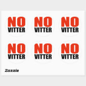 ANTI-VITTER RONDE STICKER (Vel)