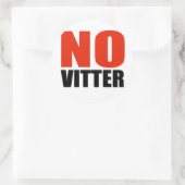 ANTI-VITTER RONDE STICKER (Tas)