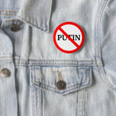 Anti-Vladimir Poetin Button (In situ)