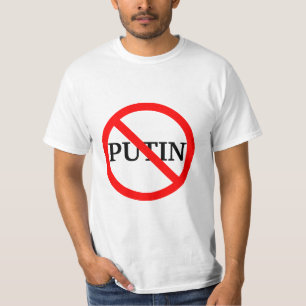 Anti Vladimir Poetin T-shirt