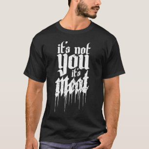 Anti-Vlees Plant gebaseerde Vegan Gothic Animal Ri T-shirt