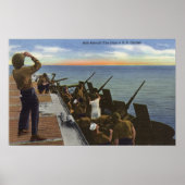 Anti-Vliegtuig Vuur van de Amerikaanse vervoerder Poster (Voorkant)