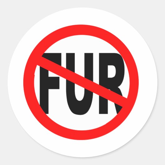 Anti-vormig ontwerp ronde sticker (Voorkant)