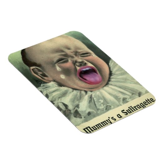 Anti-vrouw rechten koelkast magneet (Rechterzijde)