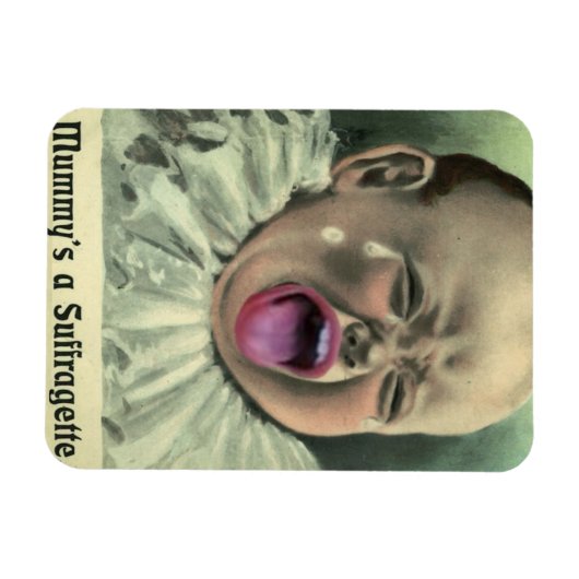 Anti-vrouw rechten koelkast magneet (Horizontaal)