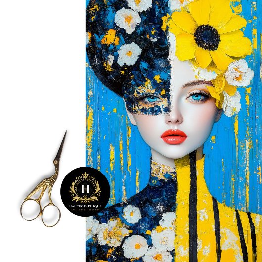 Anti War Art Oekraïne Vrede & Eenheid Decoupage Tissuepapier