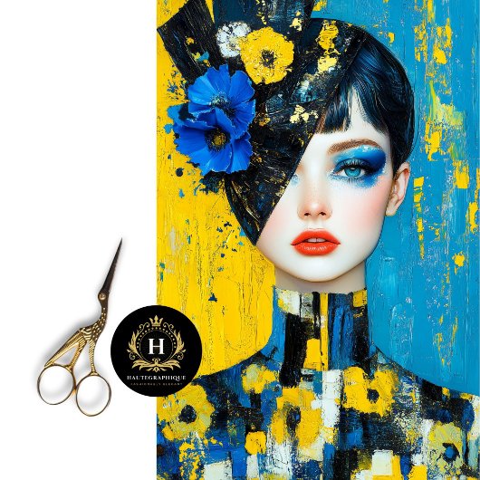 Anti War Art Oekraïne Vrede & Eenheid Decoupage Tissuepapier