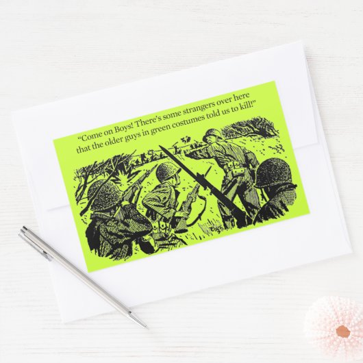 Anti War Sticker Set (Envelop)