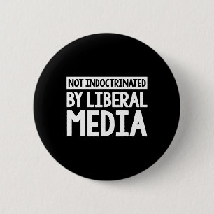 Anti-Woke Amerikaanse Vlag Conservatieve Republike Ronde Button 5,7 Cm