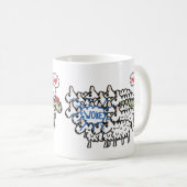 Anti-Woke Sheep Koffiemok (Voorkant rechts)