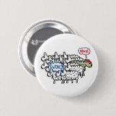 Anti-Woke Sheep Ronde Button 5,7 Cm (Voorkant /achterkant)