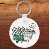 Anti Woke Sleutelhanger (Voorkant)