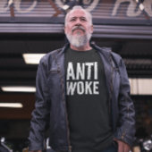 ANTI WOKE T-SHIRTS IN BLACK
