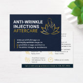 Anti - Wrinkle aftercare business card  Visitekaartje (Bureau)